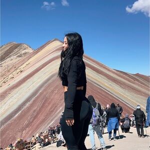 tlf black flare leggings